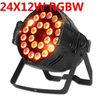 LED PAR 24x12W RGBW 4in1 Quad LED PAR puede PAR64 LED DJ DJ Proyector Lavado de lavado Light DMX Light176k