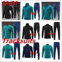22 23 Training Suit ju tracksuit MEN Kids half Zipper Long sleeve man Sportswear Football 2022 2023 Boys Survatment Foot Chandal
