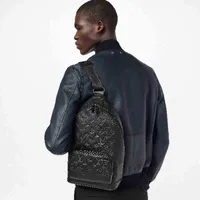 School Bags Handbags M46107 RACER SLINGBAG Men Backpacks Real Leather travel bag handbags Women Top Ha