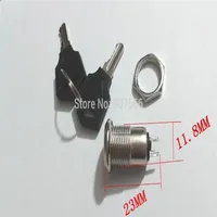Interruttore del tasto 100pcs 12mm On Off Lock Switch KS-01 Tasto tasti set295Q
