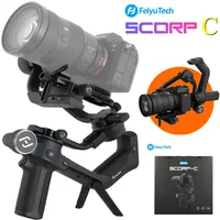Selfie monopods feiyu Scorp-c 3 eksenli gimbal stabilizatör DSLR/Aynasız Kamera Sony O6100/O6300 Canon 80D/90D Nikon Z5/Z6 Panasonic GH5S