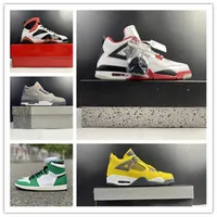 7a gr￥ sko basketskor sneakers tr￤nare eld r￶d cool gr￥ vit gr￶n gul belysning sport utomhus 1 4 med l￥da