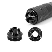 Aluminum Fittings Adapter Flash Hider Front End Cap FlashHider for 1.58x10&#039;&#039; Modular Solvent Trap any 1.375x24 Kit 1-3/8x24 Fuel Filter Napa 4003 Wix 24003