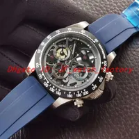 New Mens Watch Montre De Luxe Sapphire Surface Relojes Deportivos Para Hombres 고품질 손목 시계 VK 석영 고무 스트랩 274e