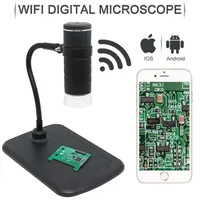 1000X Digital WIFI Microscope 1080P Smart Phone Video Microscope Camera for PCB Solder Slides Watching Rechargeable Support IOS Android239Q