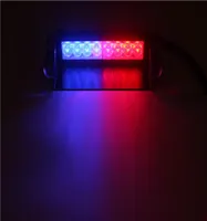8 LED CAR TRACK FLARDY SUN VISOR LEDS Strobe Warning Lights Police Flash Light 3 أوضاع وميض 12V D208786128