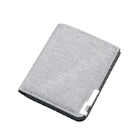 Solido di tela di colore Slip Wormet Mini Cambia Conessa Pocket Pocket Porta del portata Caspa con cerniera sacchetti in denaro