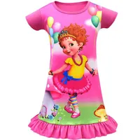 Girls Fancy Nancy Dress 2019 Vestidos de verano para niños para niñas Vestidos de dibujos animados para niñas para niñas para 100-140 cm201s