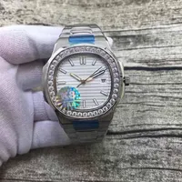 Reloj de relojes Mudicias de diamantes MOVIMIENTO MECÁNICO Automático TUO Case de acero inoxidable Sapphire Sp272i