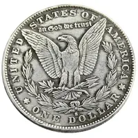 US 28pcs Morgan Dollars 1878-1921 S verschiedene Daten Mintmark Craft Craft Versilberte Kopiermünzen Metallstämme Herstellung 307R259s