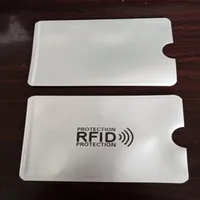 Алюминиевая фольга RFID REWER STILDING RECEVES MAGINET ID IC Кредитная упаковочная сумка Antift Theft Держатель NFC Блокировка Протектора Протектор Кошелек Orga228Y