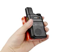 KSUN XM6 Mini a due vie Radio UHF PMR 446 Walkie Talkie Talkie Portable RADICE RADIIVER STAZIONE INTEROM ANTENNA INTERNA3837365