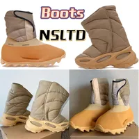Designer NSLTD Boots Breid RNR Boot Sulphur Fashion Mens knie High Winter Snow Booties Socks Speed ​​Sneaker Khaki Men Women Schoenen Waterdichte Warmschoen Casual sneakers