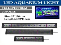Waterproof LED Aquarium Lights Fish Tank Light Bar Blue 6090116CM Submersible Underwater Clip Lamp Aquatic Decor6341181