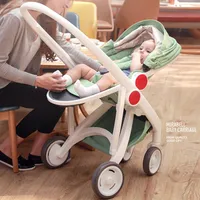 Baby Kinderwagen k￶nnen sitzen und liegen, Baby Kinderwagen kann der Winter Sommer tragbare228e falten k￶nnen