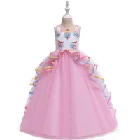 Ins Unicorn Flower Girl Dresses for Wedding Kids Designer Designer Girls Dress Girls Dresses Dress Dress Big Kids Dresses A60412705