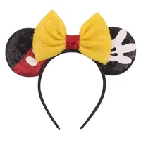 Popular Mouse Ears Bandband Sequins Hair Bows Charactor for Women Festival Hairband Girls Hair-Stticks Accessoires Accessoires