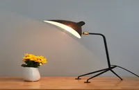 Retro Creative Metal Table Lamp Loft Style El Home Living Room El Decor Desk Light TA2184351095