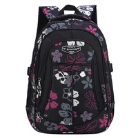 New Fashion Floral printing large capacity School Bags for Girls Brand Women Backpack Cheap Shoulder Bag Whole Kids Backpack Y18100705174t