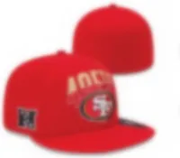 Heren voor heren honkbal gemonteerde hoeden mode-borduurwerk hiphop voetbal sport op veld volledig gesloten ontwerp caps fan mix maat 7-8 size caps y-12