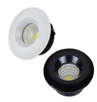 110 V 220 V 12V Dimmbare LED -Downlights Round Cob Mini Spot Einbau LED Down Lampe für Schrank -Heimlichter für Showcase Driver inklu1719493