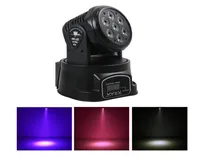 AUCD Mini 4 i 1 RGBW LEDS 7 LED DMX MOVED HEAD LIGHT KTV BAR STAGE LIGHTING br￶llopsprestanda Spotlight f￤rgad Par Light LE7LED2142730