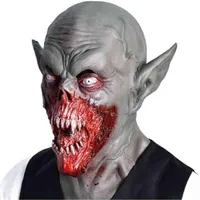 Halloween Devil Clown Vampire Mask Headgear Latex Cosplay Props Goblins Mask Halloween Funny Horror Tools Mask Headgear T220727284d