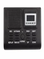 Mini Digital Telephone Spee Recorder Telefoongesprekken Monitor met LCD Display Clock -functie ondersteuning SD -kaart Dictafoon Telefoon Logger3629789