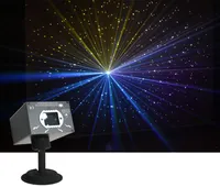 Sharelife Mini 500MW DJ RGB Meteor Storm Laser Projector Light DMX DJ Home Party Show Gig Stage Lighting Twinkling Star Effect8683088
