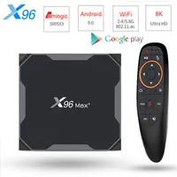 Android 9 0 TV BOX X96 MAX Plus Amlogice S905X3 4GB 64GB 8K 1000M Medie Player 2 4G&5G Dual WIFI Set TopBox TVStick210d