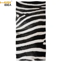 HUGSIDEA Leopard Print Zebra python Tiger giraffe Animal Fur Beach Microfiber Bath Quick-Dry Hand face Towel Blanket Y200429300z