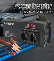 Inversor de carro 6000w Peak dc 12v24v para AC 220V Display LED AMP EU PULL ENVERTOR VOLTS VOLTS CONVERSOR INVERSOR ENVERSOR TRESSORR7092817