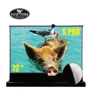 VIVIDSTORM S PRO 72 inch Electric Tension Floor Rising Projector Screen With Ultra short Throw For UST Laser TV Home Theater Moive5024587