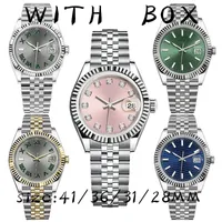 Men&#039;s automatic mechanical watch 36/41MM 904L all stainless steel watches Women&#039;s 28/31 quartz battery super luminous sapphire waterproof wristwatch montre de luxe
