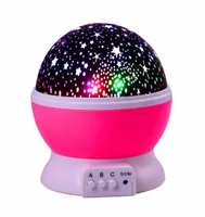 Ledertek Stars Starry Sky Led Gece Işık Projektörü Luminaria Moon Yenilik Masa Gece Lambası Pil USB Gece Işığı Çocuklar 7016566