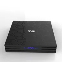 T9 Android 9 0 Tv Box Quad Core 4GB 32GB RK3318 2 4G Wifi H 265 with Led Displayer244B