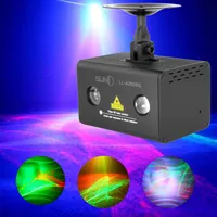 RGB AURORA Laser Projector Disco Light Stage Ilumina￧￣o Efeito RB Water Water Wave Lumiere Xmas Home DJ Disco Club Party Lights 110v-240v174i