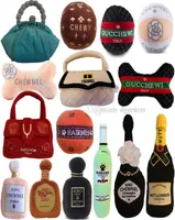 Designs Dog Toys Unique Squeaky Parody Plush Dog Toy Luxurious Haute Couture Purses Handbags Fashion Hound Collection Shaken Not S3820841