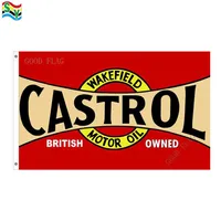 Goodflag Castrol Red Flags Banner 3x5 FT 90 150 см Polyster Outdoor Flag245K