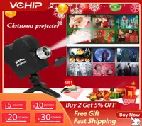 Christmas Projector Laser Projector for Home Window Projector Proyector Navidad Disco Light Inomhus utomhus julklappar H2204091686616