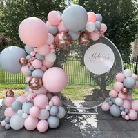 Acessórios de balão de plástico de 98 cm de balão de balão decoração de balão de balão arco do arco do arco de guirlanda coluna Base Y01072331