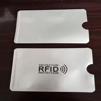 Alüminyum folyo RFID Koruma Kılıfları Manyetik ID IC Kredi Kartı Paketleme Çantası Anti Hırsızlık Tutucu NFC engelleme Koruyucu Seyahat Cüzdan Orga318n