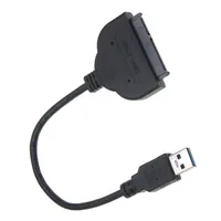 USB SATAケーブルUSB3.0コンピューターコネクタ電源ケーブル2.5インチSSD HDDハードドライブ