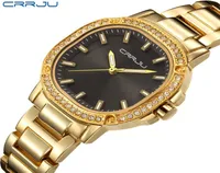 CRRJU Women Watch Luxury Brand Fashion Casual Ladies Gold Watch Quartz Simple Clock Relogio Feminino Reloj Mujer Montre Femme7749422