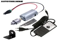 Mini Electric Hand Drill Bits Set DC 1224V Motor JT0 Chuck voedingsadapter met terminal DIY boorgatzaaggereedschap T2003241983926