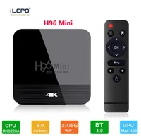 H96 Mini H8 Android 90 TV Box Rockchip RK3228A 4K 245 GHz 2GB 16GB Dual WiFi BT40 Set Top Receiver6426165