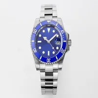 Montre-bracelets U1 Factory en acier inoxydable bleu noire en c￩ramique saphir super lumineux Montre de Luxe AAA Mens montres Automatic Mech227k