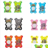Bolsas de embalagem Especiais Ursos Saco Holograma 500mg Dank Gummies edible Pacote Diecut Die Cut Cubes Candy Gummy Smell Pro Dhr5b
