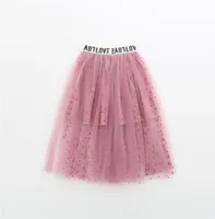 Fashion Sequins dziewczyna spódnica tutu dziecięce dzieci księżniczka mesh impreza taniec balet s tule sdled 2107286005826