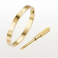 Novo designer Carter Bracelet Love Mans Bracelets Banglery Bangles Cjeweler Luxury Rose Sliver Gold Gold Classic Titanium Steel Never Fade With Box Set